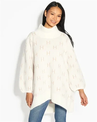 Hést - Fam Sweater Long - White